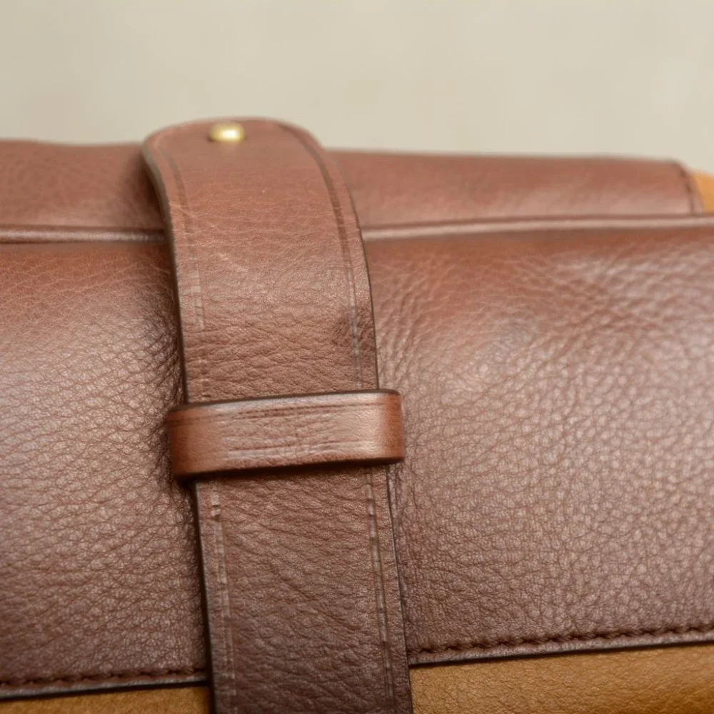 Cole Haan Rustic Zip Top Briefcase Laptop Bag